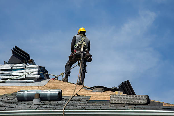 Professional Roof Replacement technician working in Waverly, FL